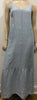 J BRAND Pale Blue 100% Linen V Neck Sleeveless Long Length Maxi Dress XS