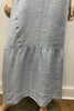 J BRAND Pale Blue 100% Linen V Neck Sleeveless Long Length Maxi Dress XS