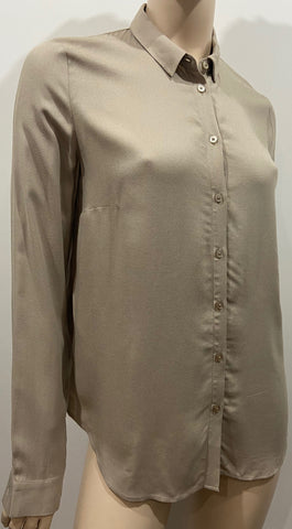 AMERICAN VINTAGE Grey Wool Mohair Blend V-Neck 3/4 Sleeve Knitwear Cardigan Top