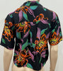 LEVI'S Black Multi Colour Hawai Tropical Floral Print Short Sleeve Blouse Shirt