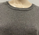ALL SAINTS Grey CHAR Cashmere Crew Neck Long Sleeve Knitwear Jumper Sweater XS