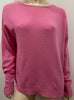 360 CASHMERE X TRILOGY Pink Knitwear Round Neck Long Sleeve Jumper Sweater M