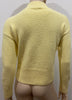 PARIS ATELIER & OTHER STORIES Yellow Textured Knit Crop Jumper Sweater Top XS