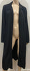 EILEEN FISHER Black Collared Open Front Lightweight Long Trench Jacket Coat S/P