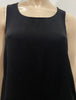 HUSH Women's Black Jerseywear Round Neck Sleeveless Long Length Midi Dress UK10