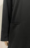 EILEEN FISHER Women's Black Collared V Neck Long Sleeve Blazer Coat Dress S