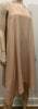 EILEEN FISHER Pale Pink Silk Round Neck Sleeveless Asymmetric Hem Midi Dress XS