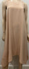 EILEEN FISHER Pale Pink Silk Round Neck Sleeveless Asymmetric Hem Midi Dress XS