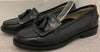 RUSSELL & BROMLEY Black Leather Tassel Front Detail Slip On Loafer Shoes EU37 UK4