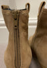 STUART WEITZMAN X RUSSELL & BROMLEY Light Brown Suede Ankle Boots 7 UK4