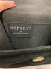 OSPREY GRAEME ELLISDON Black Suede Flap Fastening Hand Held Small Mini Tote Bag