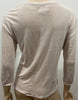 CHINTI & PARKER Pinky Beige Round Neck Semi Sheer 3/4 Sleeve T-Shirt Tee Top M