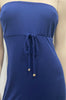 HEIDI KLEIN Blue Bandeau Strapless Sleeveless Long Resort Wear Maxi Dress 2/M