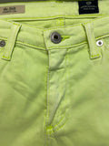 AG ADRIANO GOLDSCHMIEG Line Green Cotton Blend STILT CIGARETTE Casual Shorts 29R
