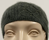 TSE Khaki Olive Green 100% Pure Cashmere Knitwear Beanie Hat - One Size