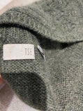 TSE Khaki Olive Green 100% Pure Cashmere Knitwear Beanie Hat - One Size