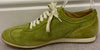 DOLCE & GABBANA Green Suede Branded Lace Up Trainers Sneakers Shoes EU39 UK6